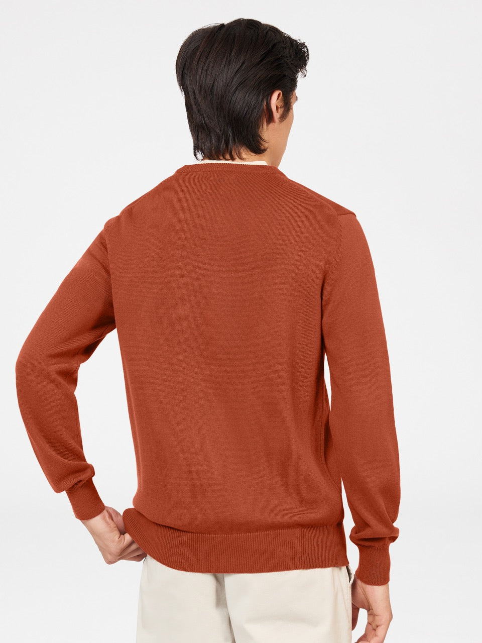 Knitwear Ben Sherman Signature Crewneck Orange | FRM-13540843